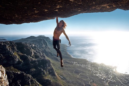 Free soloing 1