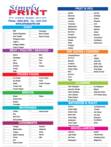 Simply-Print-Shopping-List-Download