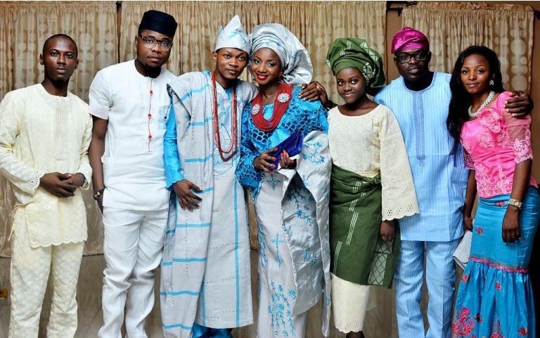 Yoruba traditional wedding attires