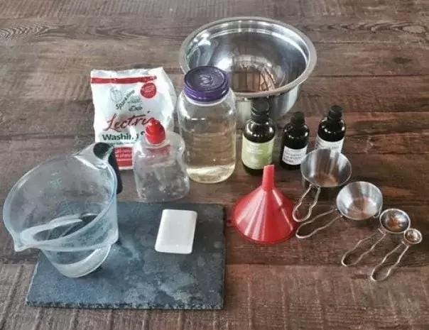 How to make liquid soap for dishwashing