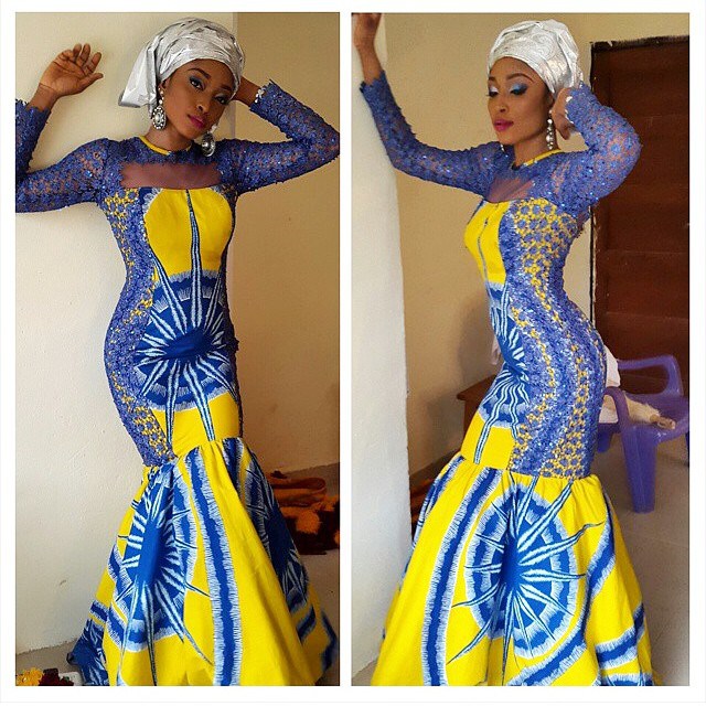 ankara and dry lace styles