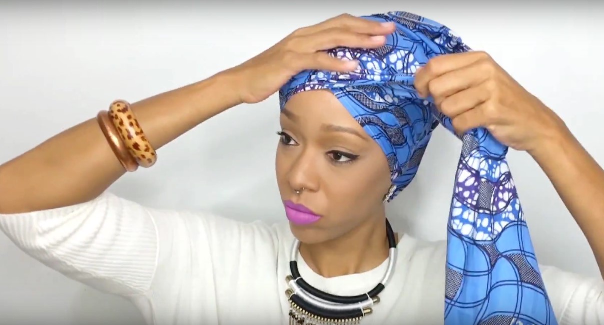 How To Tie An African Head Scarf