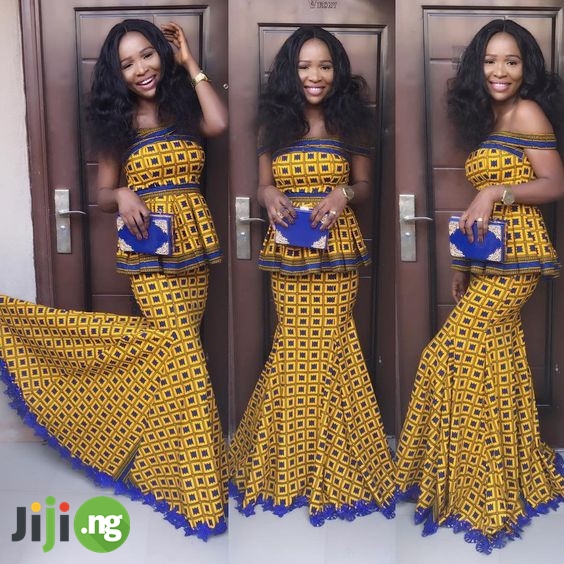 ankara dresses with sequence