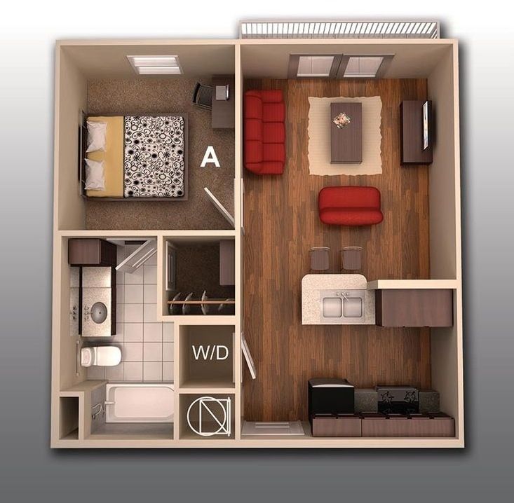 Diy Home Decor Ideas Bedroom Design Bathroom Kitchen Living Room Apartment One Bedroom Self Contain
