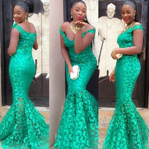 nigerian lace dresses 2018