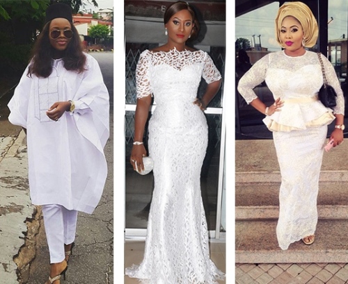 nigerian white lace styles