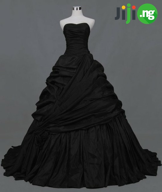 black wedding dress