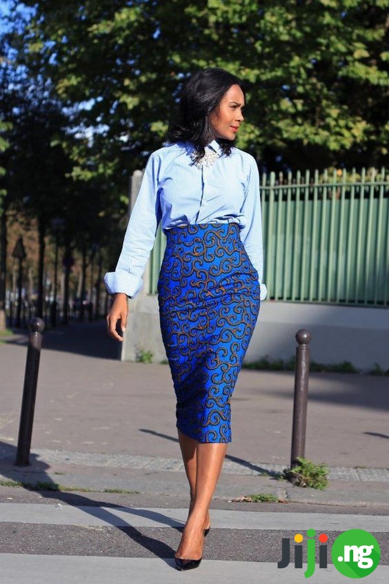 ankara skirt and blouse 2018