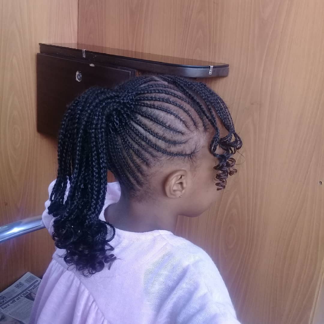 Weaving Hairstyles For Children 24 