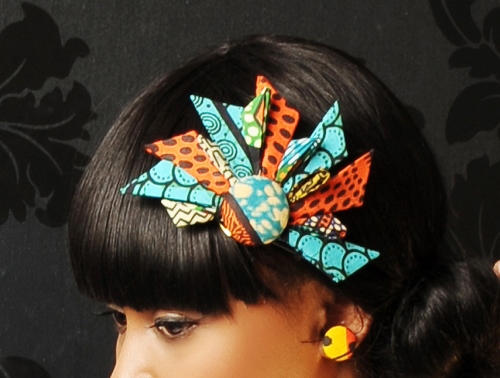 Ankara hair accessories 