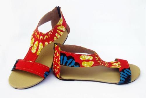 Ankara sandals