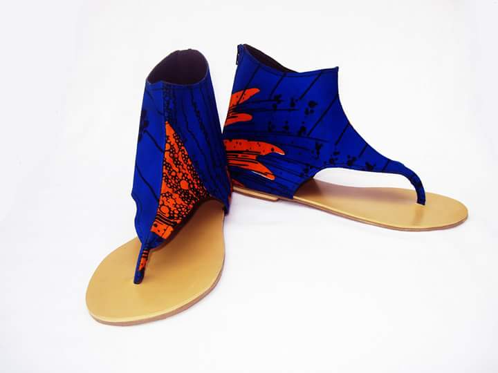 Ankara sandals