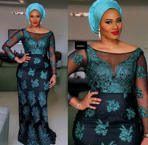 french lace Aso Ebi styles 2017 