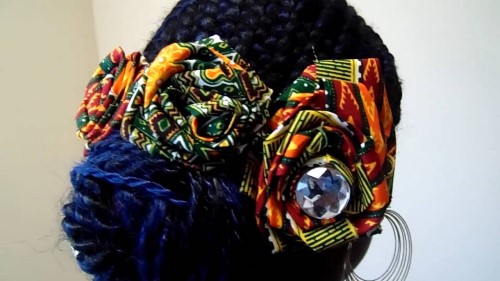 ankara hair accessories 