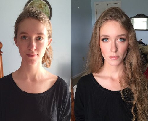 Celebrity Make Up Transformations