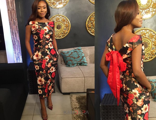 Floral dress styles in Nigeria