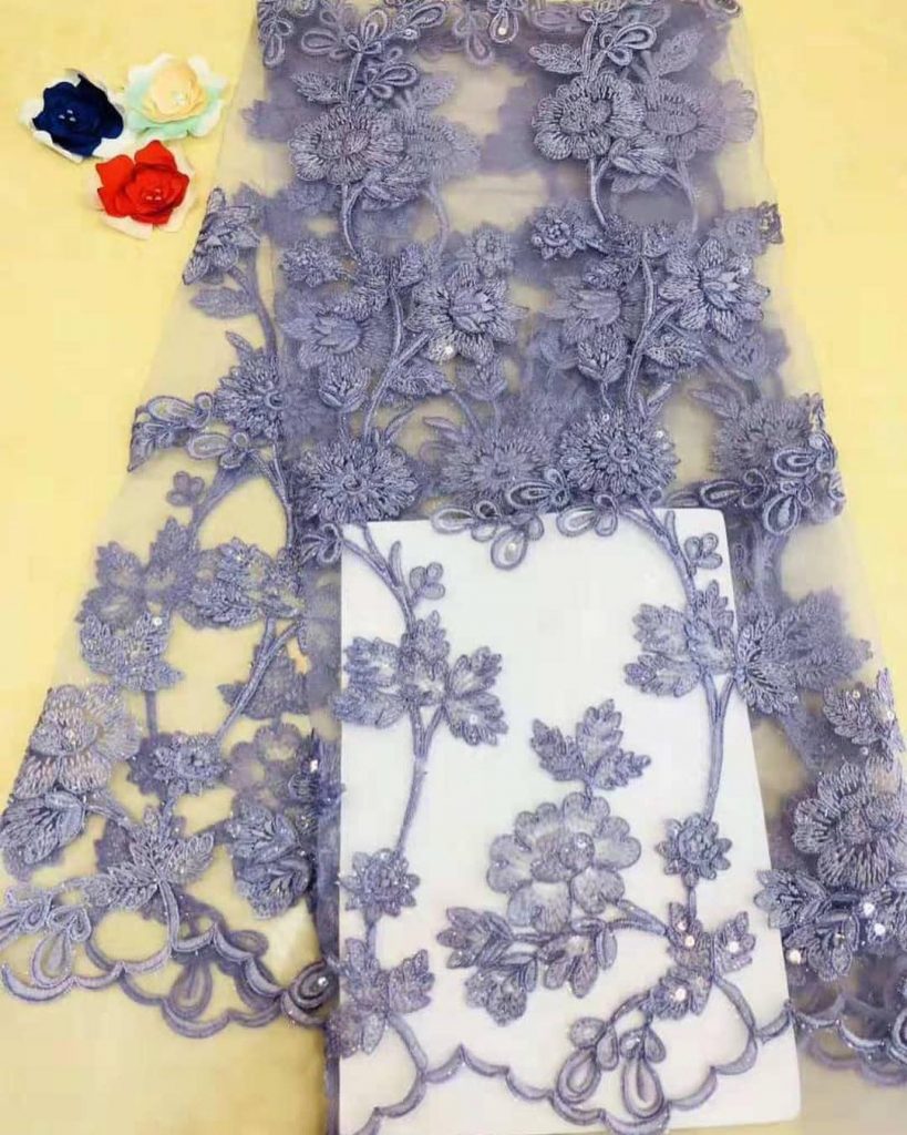 Types of lace fabric in Nigeria