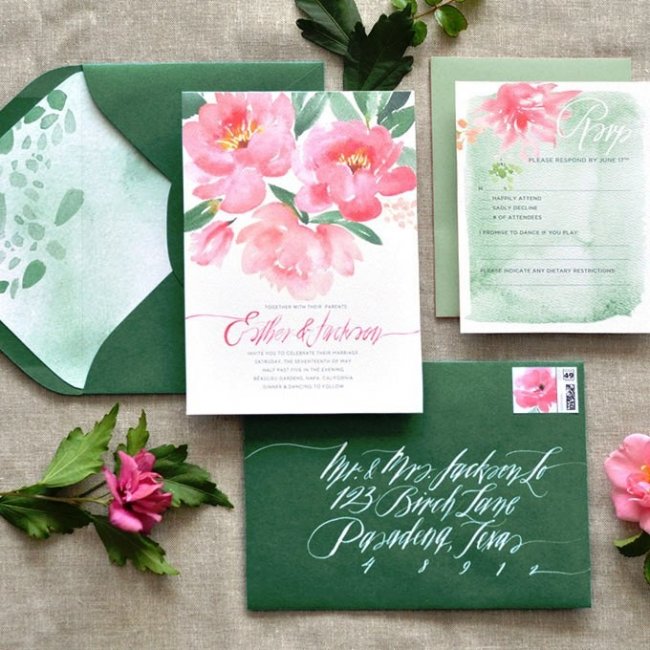 Wedding invitation cards samples