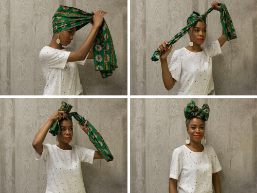 how to tie head wraps in a number of ways