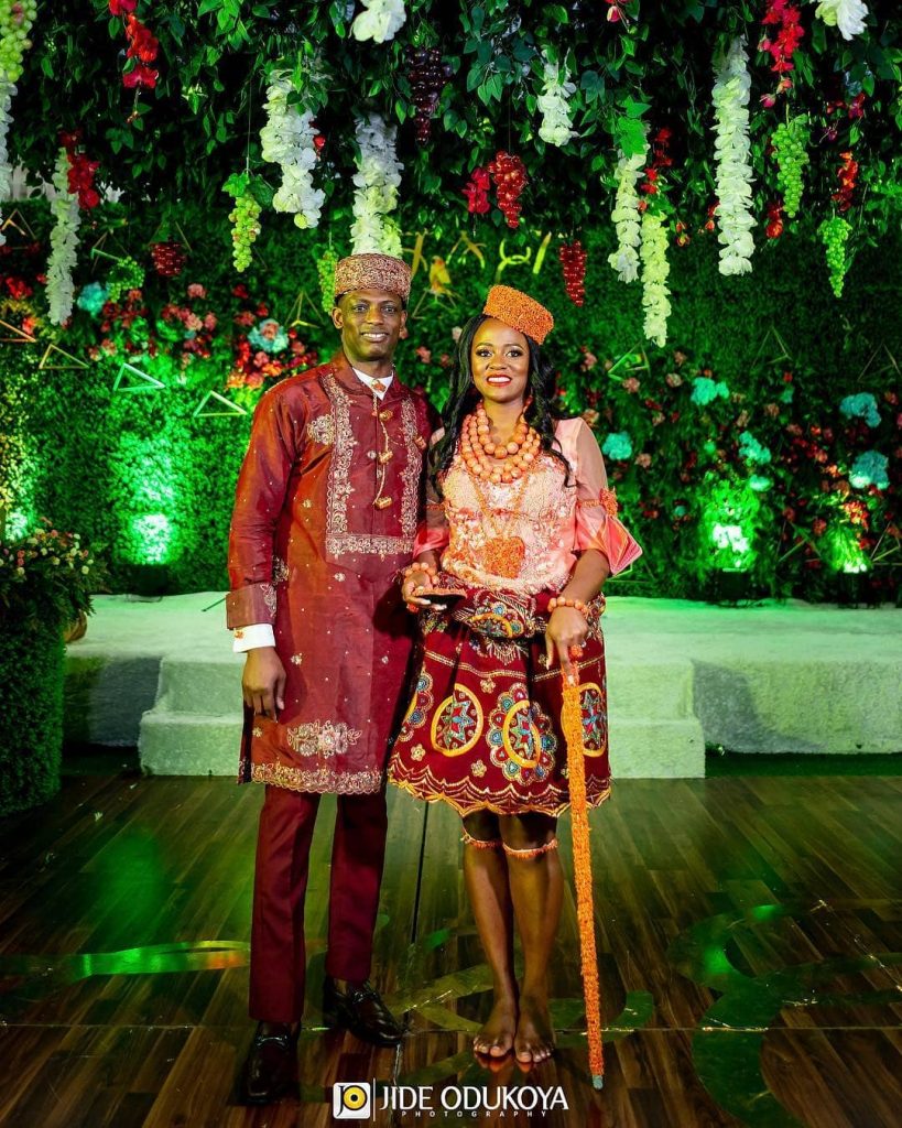 Traditional Kalabari wedding attire