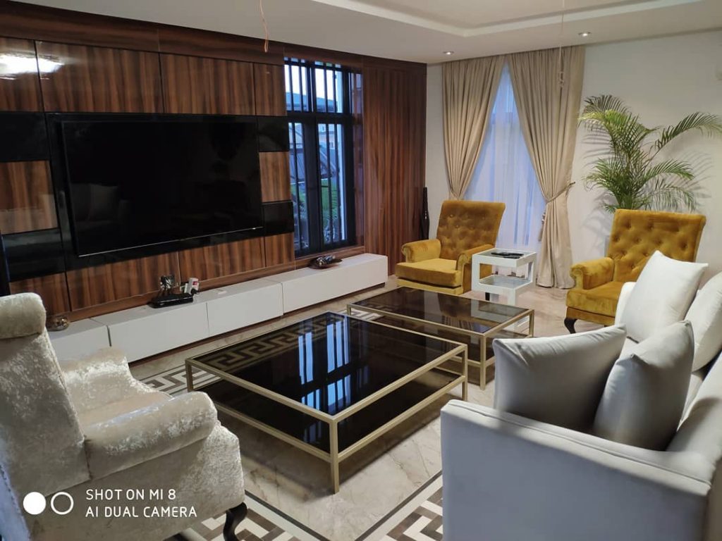 Living room furniture designs in Nigeria