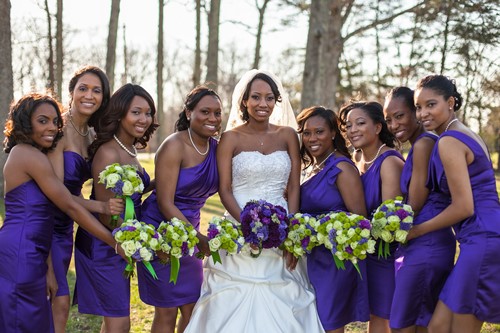 purple wedding dress meaning 