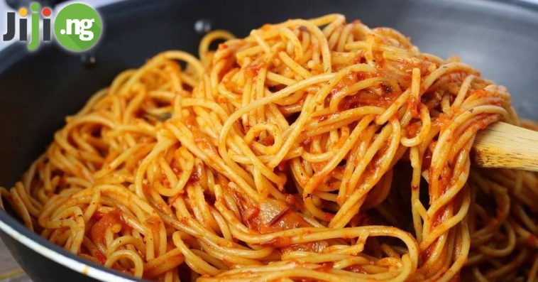 How To Make Jollof Spaghetti