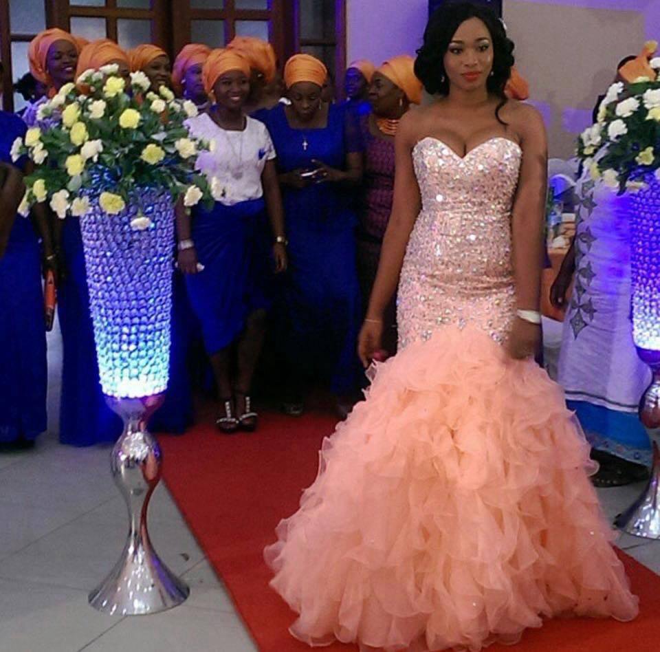 nigerian wedding reception gown